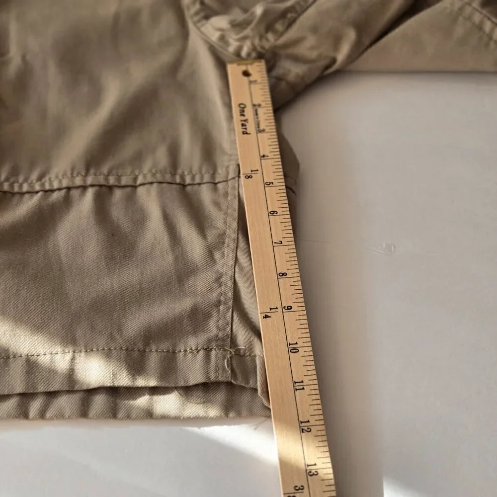 Roadblock Men's Khaki Cargo Multi-Pocket Shorts Size 32